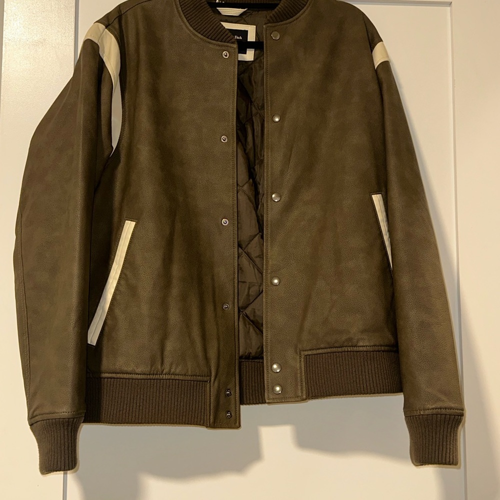 Abercrombie & Fitch Brown Varsity Jacket